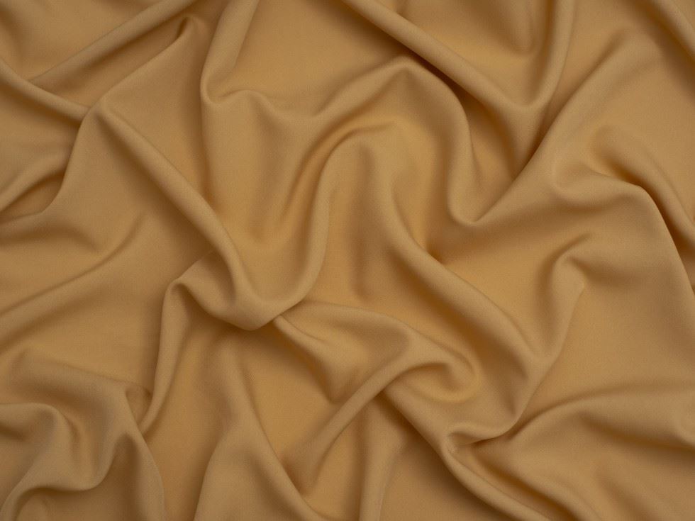 Minerva Core Range Soft Touch Crepe Fabric Gold