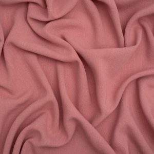Minerva Core Range Soft Viscose Linen Blend Fabric Deep Rose